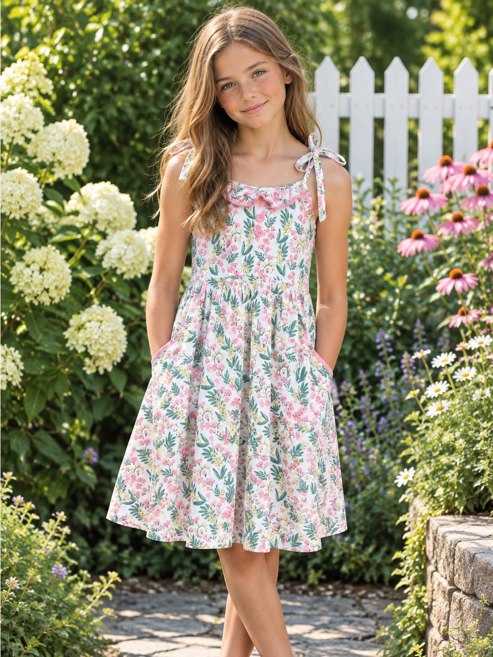 Eleanor Rose 10-12 Judy flowers dress